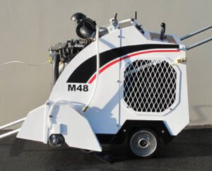 A white equipment machine